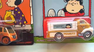 Hotwheels Peanuts + Spongebob Cars