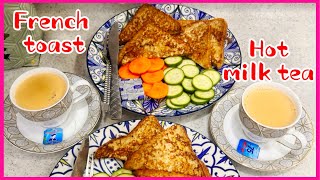 Ganito gawin ang arabic milk tea at Pinakamasarap na French toast