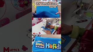 DIY Pencil Case from Felt | Tempat Pensil Flanel #kainflanel #pencilcase #diyideas #diy #tayo