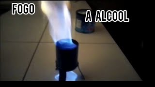 fogareiro a álcool caseiro diy