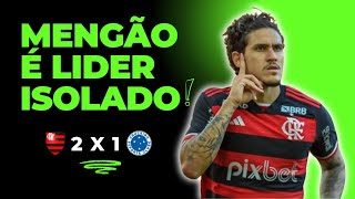 PEDRO CRAVA DE NOVO E FLAMENGO SE ISOLA NA LIDERANÇA! FLAMENGO 2X1 CRUZEIRO ⚽️ #Flamengo