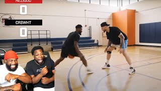 IT GOT HECTIC LOL! HEZI vs CRWHT 1v1 With NBA PLAYER!