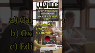 Which British university, founded in 1209 #quiz #quizwhizchannel