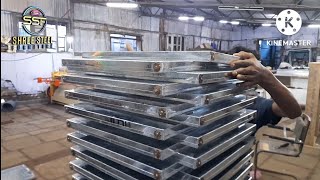 Skilled Indian steel food tray mass production || making galvanized mithai tray #howitsmade #tray