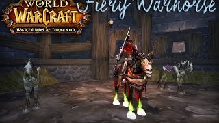 Fiery Warhorse Farm In Karazhan - World of Warcraft / Warlords