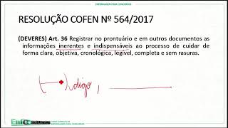 Ética em Enfermagem - Resolução Cofen 564