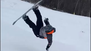 Snowboarding fails