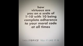 Table Talk: The Morality Scale