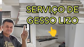 SERVIÇO DE GESSO LISO 👆