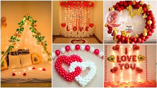 Surprise Room Decoration For Valentine's Day | Valentine's Day Decoration Ideas | V-Day Special