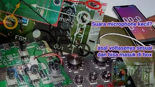 Mengatasi suara mic kecil pada soundcard V8