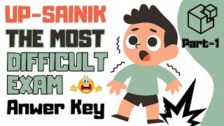 Answer key of Up-Sainik School 2023 December Exam. #upsainikschool #sainikschool #answer