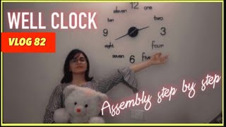 Wall Clock Assembly | Step by Step | Unboxing and assembling of 3D wall clock | wall clock unboxing