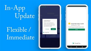 How to implement in app update in android