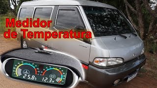 Instalação do medidor da Temperatura da agua do motor do carro