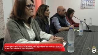 La Zarza (Badajoz).-Seminario " Cuidando a los que cuidan".