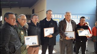 Colocaron en la Escuela 10 la placa de los Veteranos que fueron alumnos