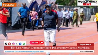 President Ruto Wins EAC, East African Community Inter-Paliamentary Games - Mombasa, 50 Meters Race