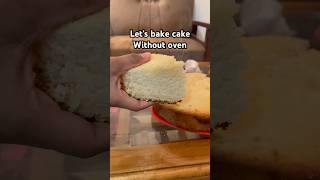 Cake without oven #cake #cakemaking #viralshort #cakewithoutoven #cakeincooker #youtubeshorts