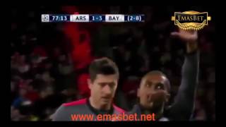 Arsenal vs Bayern Munich [1-5] 08-03-2017 16 Besar Liga Champions All Goals & Highlights