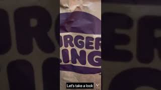 Trying Crispy chicken burger from Burger King …