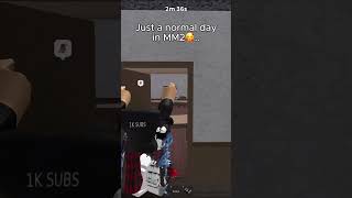 SINCE WHEN DID MM2 HAVE JUMPSCARES💀 #roblox #robloxmurdermystery2funnymoments #mm2 #robloxmm2edit