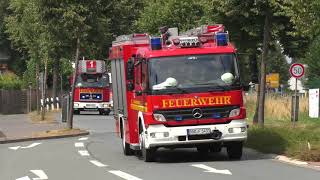 [Einsatzfahrt] HLF, DLK & RTW Feuerwehr Gronau