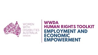 Women with disability speak about the right to work and to economic empowerment