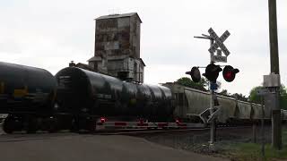 CSX Local Right Before a Storm in Fortville, IN 5/6/24