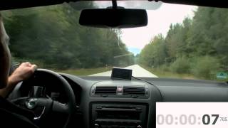 Skoda Octavia RS 2.0 TSI Acceleration 0 - 100 km/h (0 - 63 mph)