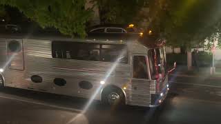 7.15.23 Neil Young's bus caravan leaves the Greek in Berkeley