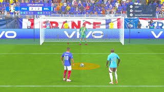 France vs Belgium - EURO 2024 Round of 16 | Penaltyshootout | FC 24