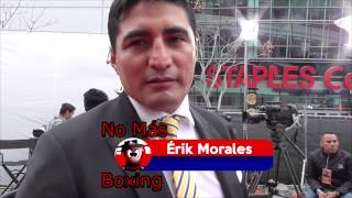 Érik Morales talks picks Pacquiao to beat Mayweather