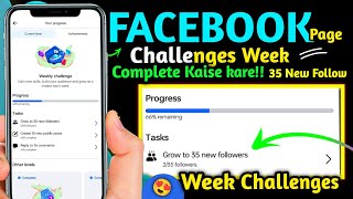 facebook grow to 35 new followers // week challenges grow to 35 new followers