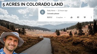 5 acres in Colorado Land