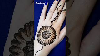 #shorts simple cottonbud henna design for back hand #mehndidesigns #henna