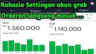 SETTINGAN AKUN GRAB TERBARU #PENDAPATAN