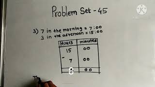 Problem set 45 Class 5 (Part 2 )  Q3 to Q10 Measuring Time