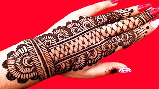 Simple Back hand mehndi design |Easy mehndi design |Latest back side  mehndi design |Mehndi design