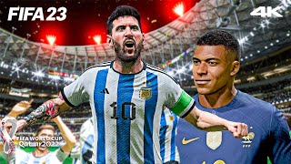 FIFA23 - 👽MESSI MESSI! Argentina vs France - Final | Copa do Mundo Qatar 2022 • PS5 4K