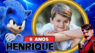 Convite Animado Sonic o filme