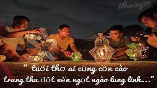 Make lantern from plastic bottles | Làm lồng đèn từ chai nhựa | HNAG79 #59