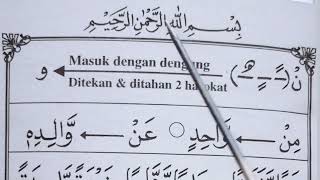 iqra book 6 halaman 1 | pemula dan lansia pasti bisa mengaji Alquran dengan cepat dan mudah lancar