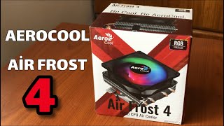 Aerocool Air Frost 4 unboxing and review with Ryzen 5800x