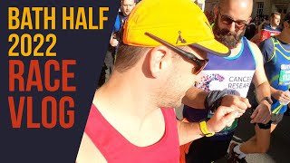 Bath Half 2022 Race Vlog - MISSED my wave, race went to plan, negative split, 2 LAPPER, STEEP finish