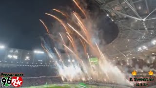 Hannover 96 Pyro vs 1.FC Kaiserslautern 16.3.24 #pyroalarm #2bundesliga #hannover