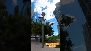 Miami Circle National Historic LandMark #shorts #miamiriver #miami #onewheel