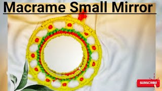 EASY MACRAME MIRROR FOR BEGINNERS