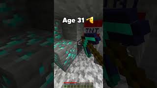 How To Escape Minecraft Traps In Every Age🤯 (World's Smallest Violin) #minecraft #shorts