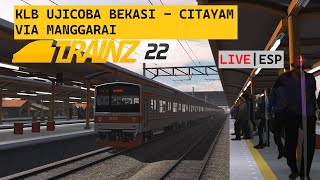 COMMUTERLINE KLB BEKASI - CITAYAM VIA MANGGARAI | TRAINZ SIMULATOR INDONESIA